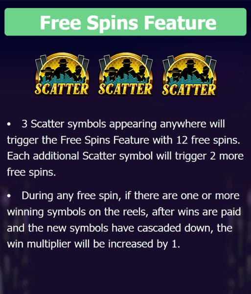 ฟีเจอร์ Free Spins Mafia Ways